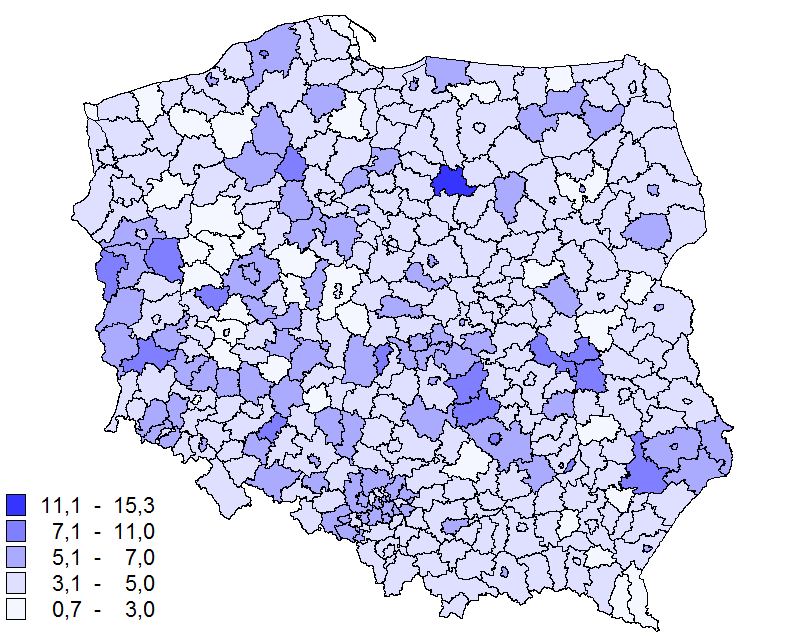 Średnia liczba porad lekarskich udzielonych dzieciom zdrowym w 1 roku życia [porada] Zakres podmiotowy - pacjenci - dzieci zdrowe do 1 roku życia.