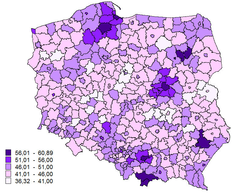 Wartość refundacji leków na 1 receptę [złoty] Wskaźnik dotyczy kwoty refundacji leków, środków spożywczych specjalnego przeznaczenia żywieniowego i wyrobów medycznych zakupionych w ciągu roku w