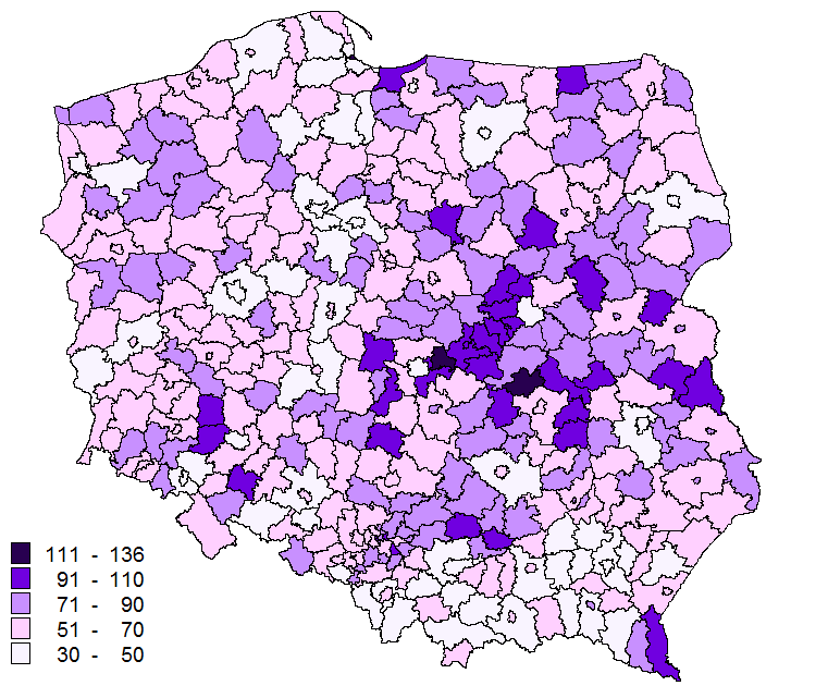 Liczba lekarzy wystawiających recepty na 1 tys.