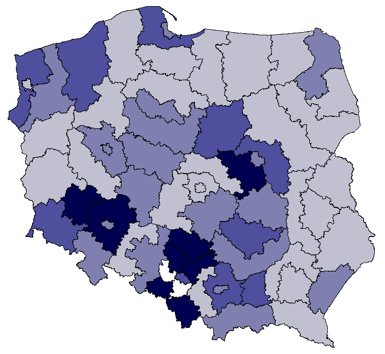 Liczba mieszkańców przypadająca na izbę przyjęć/szpitalny oddział ratunkowy [tys.