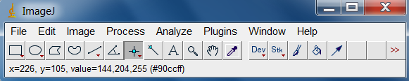 1.3. INTERFEJS Okno programu ma standardowe menu, narzędziownik i pasek stanu. 1.3.1. Pasek stanu (status bar) zawiera aktualne informacje o wykonywanych czynnościach.