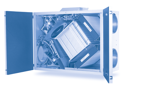 Klimatyzacja i wentylacja Centrale wentylacyjne Exhausto Kompaktowe centrale wentylacyjne z odzyskiem ciepła Exhausto VEX100 krzyżowy VEX100 krzyżowy VEX00 rotacyjny NOWOŚĆ!
