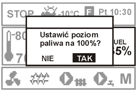 metoda ta wymaga kalibracji poziomu przez użytkownika regulatora. Nie są wymagane żadne dodatkowe czujniki poziomu paliwa. Rys.