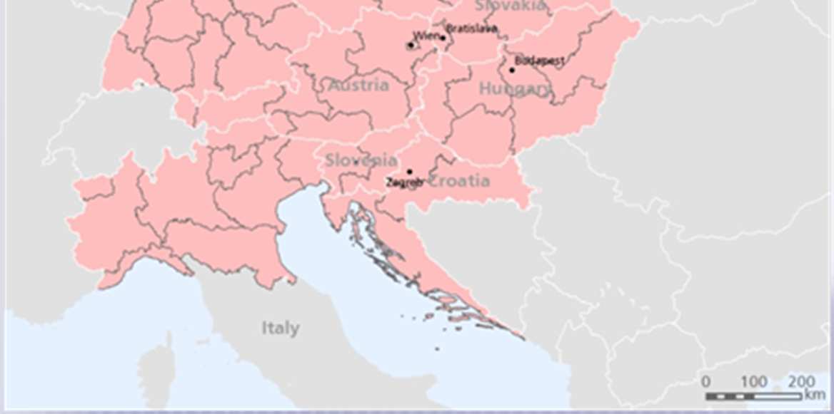 Programy EWT dostępne dla instytucji z całej Polski programy transnarodowe Program dla Europy Środkowej Zasięg terytorialny Austria, Chorwacja, Czechy, Niemcy wybrane regiony,