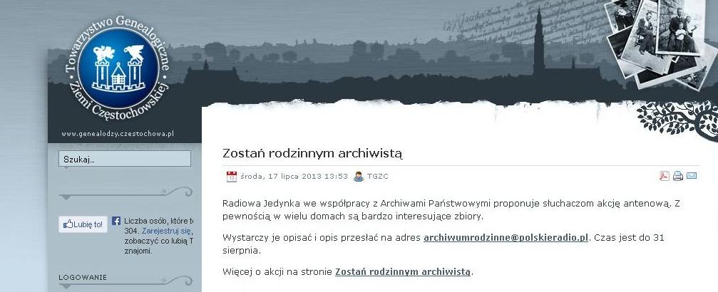 W portalach
