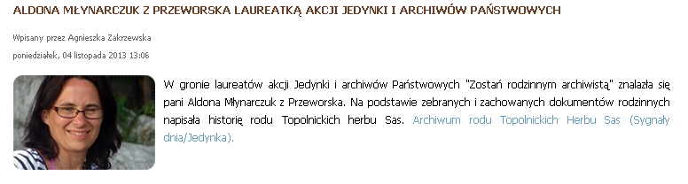 Laureaci akcji w