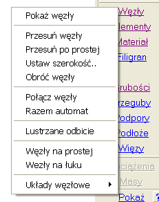 Modelowanie płyt 31. Operacje na węzłach Węzły nie są samodzielnym składnikiem modelu. Są one zawsze związane z elementami. To elementy moŝna dodawać, usuwać, modyfikować.