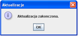 Rysunek 7. Zakończenie procesu aktualizacji. Jeżeli po wyświetleniu zapytania Chcesz teraz zainstalować aktualizacje? (zob.