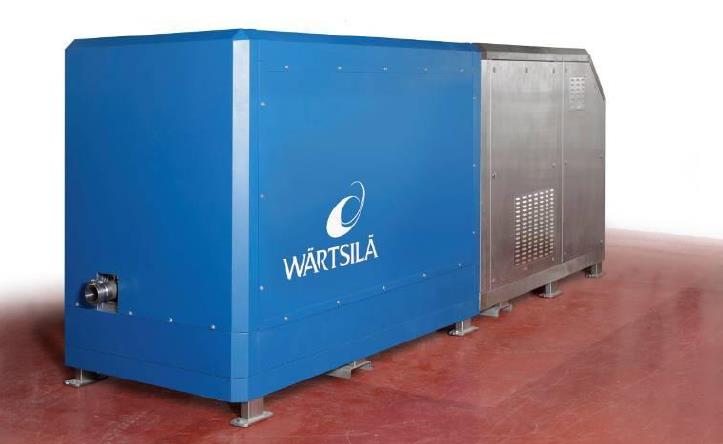 Generator Wärtsilä WFC20 Jednostka zainstalowana na zamkniętym składowisku odpadów w Vaasa, Finlandia.