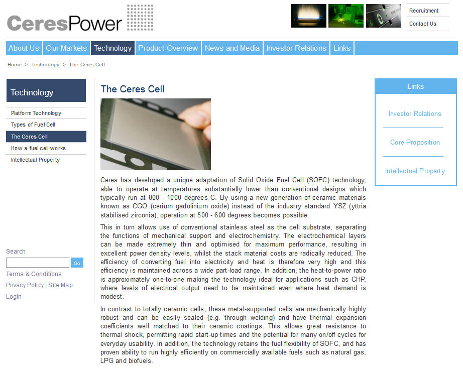 CeresPower nowa