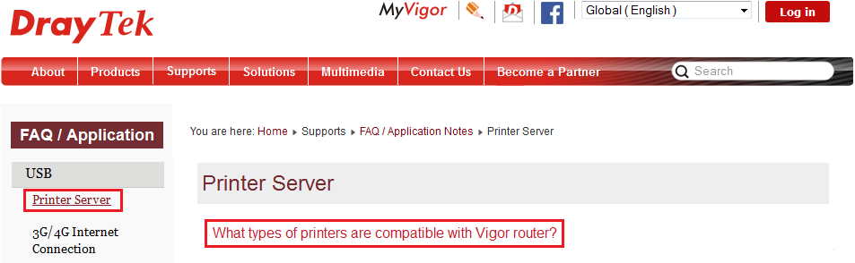 Od tej pory można już korzystać z drukarki. Większość drukarek różnych producentów jest kompatybilna z routerami Vigor.