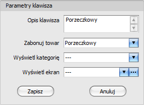 11 S4H w praktyce Poniżej przedstawiono konfigurację: Klawisza