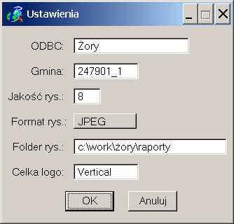 4 SZKICE POLOWE (Szkice) 4.1 Połączenie z bazą danych Aby umoŝliwić pobieranie informacji z bazy danych do mapy oraz ładowanie danych z mapy do bazy, naleŝy zdefiniować tzw. źródło ODBC.