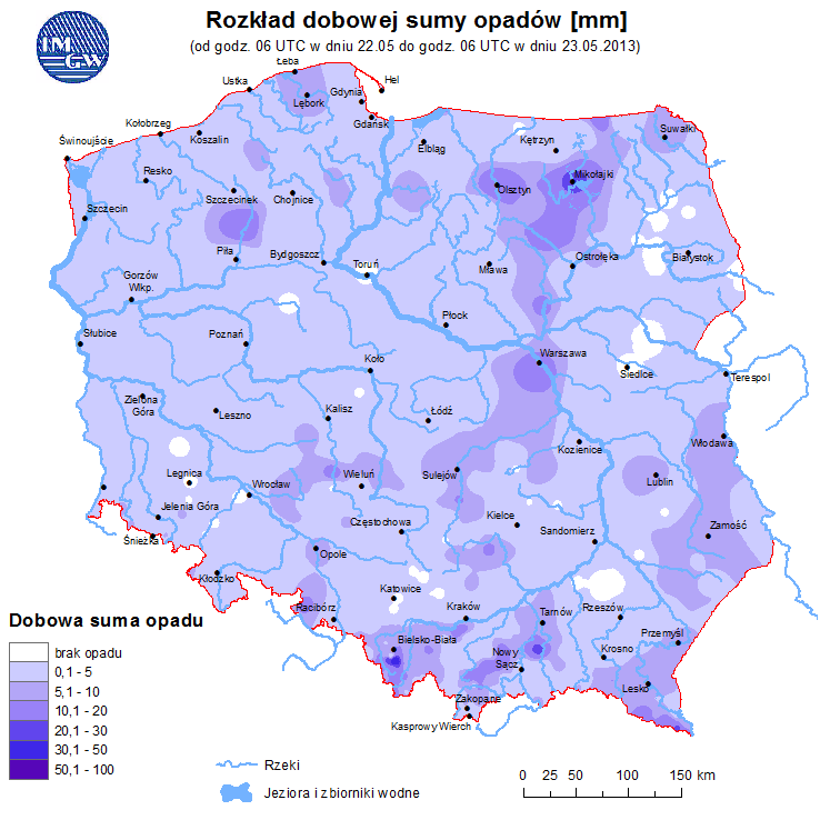 INFORMACJE HYDROLOGICZNO - METEOROLOGICZNE