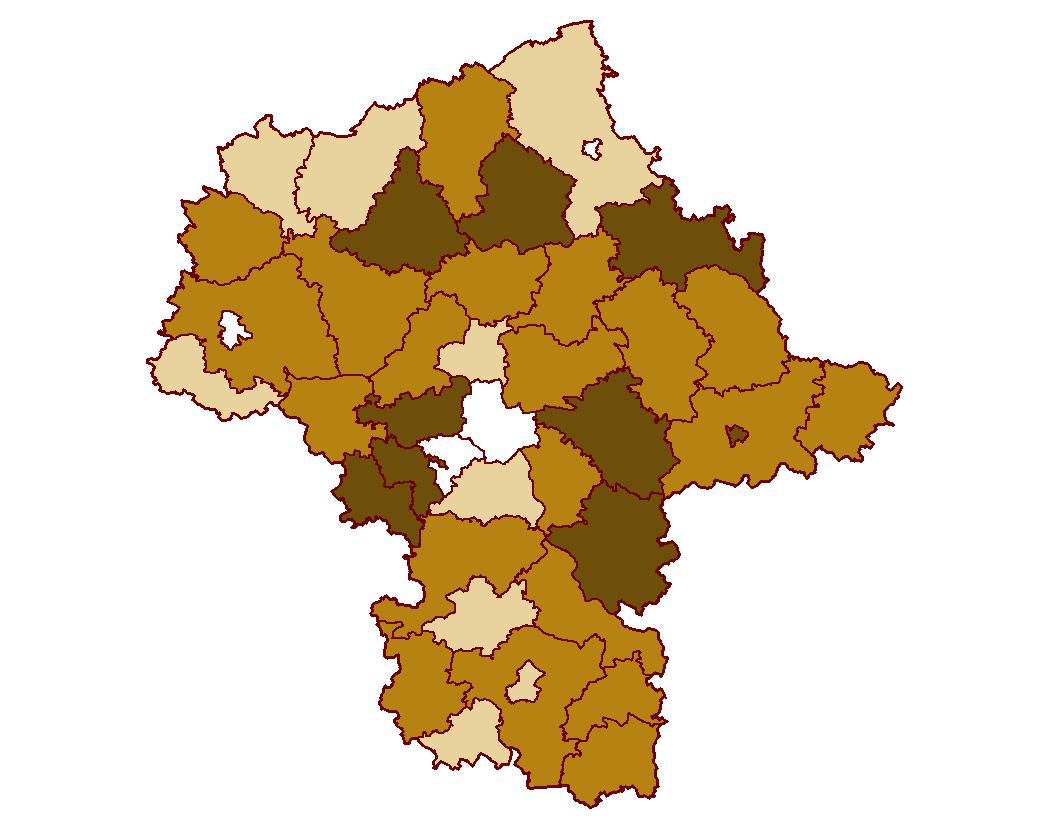 DANE POZIOMU POWIATOWEGO Konwersja danych PZGiK do postaci cyfrowej (projekt BW) Partnerzy - 39 powiatów I