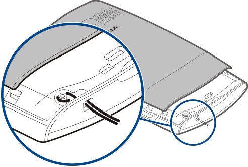 12 Wprowadzenie Aby zmodyfikować ustawienia USB, wybierz Menu > Ustawienia > Łączność > Kabel USB oraz żądany tryb. Mocowanie paska Przełóż i zaciśnij pasek na rękę.