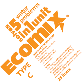 Dostępne są dwa typy złoża: ECOMIX А «4 w 1» - bardziej popularne; efektywne w usuwaniu twardości, żelaza, magnezu i amoniaku.