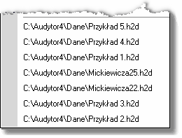 8 Struktura Menu Przycisk powoduje anulowanie plotowania i zamyka dialog. Przycisk wywołuje dialog systemowy, służący do ustawienia parametrów pracy plotera lub drukarki.