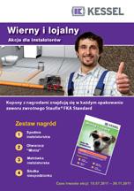 Promocja STAUFIX FKA Promocja dotyczy automatycznych urządzeń przeciwzalewowych typu Staufix FKA Promocja trwa do końca listopada Kupony z nagrodami razem z urządzeniem Plakaty,