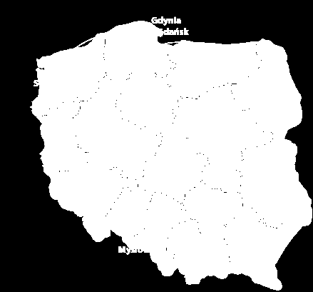 Dedykowany zespół koordynujący dostawy ulokowany w Poznaniu 99% skuteczności dostaw FTL i LTL (zgodnych z oczekiwaniami) Ok.