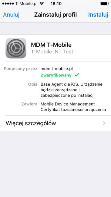 3. Instalacja poprzez WAP-push link 1.