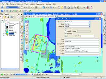 Przegląd programów firmy Bentley (1) od 2008 Bentley Map: współpracuje z bazą danych Oracle bezpośrednio czyta dane z różnych źródeł (AutoCAD, MapInfo, ArcView, Oracle) wykorzystuje właściwości