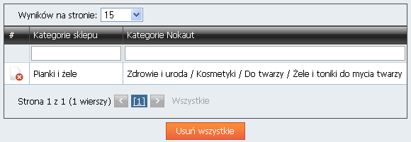 W celu wyszukania konkretnej kategorii w Nokaut/Radar można skorzystać z wyszukiwarki znajdującej się powyżej Kategorie Nokaut lub wyszukać samemu. 5.