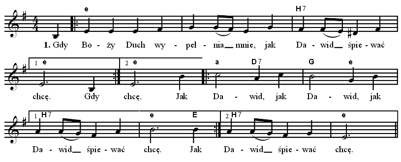 54. Gdy boży Duch wypełnia mnie 58.