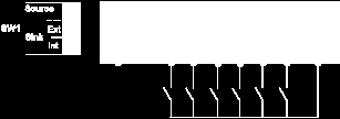 (1) Reference potentiometer SZ1RV1202 (2.2 kω) or similar (10 kω maximum) Derating Curves Derating curve for the nominal drive current (In) as a function of temperature and switching frequency.