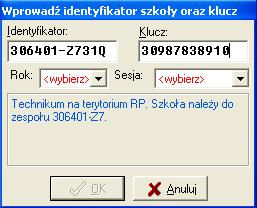 5 są wyłącznie przykładowe, nie naleŝy zgłaszać szkółpod wskazanym wyŝej identyfikatorem.