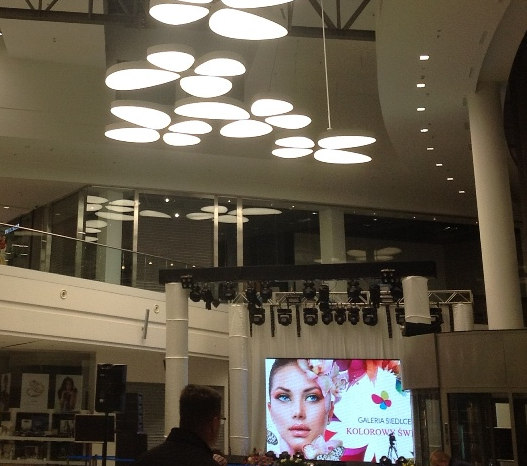 Galeria Siedlce realizacja 100% LED.