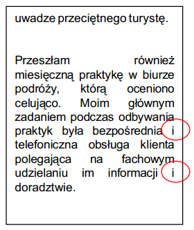 Akapit Microsoft Word <2> Ustawienie parametrów sterowania przepływem