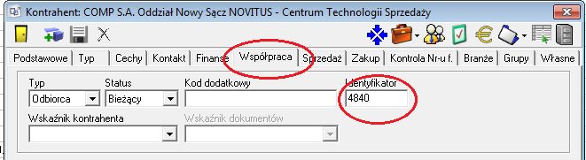 4. Przechodzimy na zakładkę Kontrola Nr-u f.