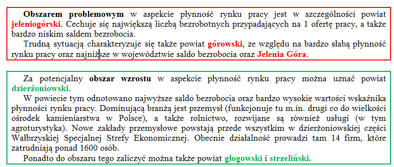 Wskaźnik płynności rynku pracy 2. Wskaźnik salda bezrobocia na 100 nowo zarejestrowanych 3.