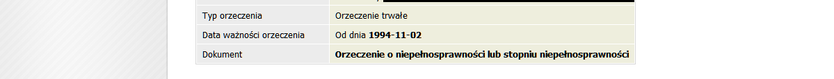 Po złożeniu wniosku przejdziesz do ekranu gdzie