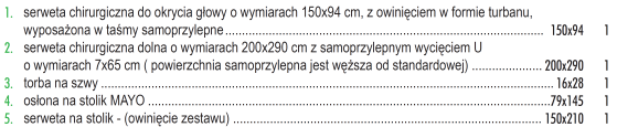 41. Wykonawca dot. Zadanie nr 12 poz. 2: Zwracamy się prośba o dopuszczenie zestawu uniwersalnego 42. Wykonawca dot. Zadanie nr 12 poz. 3: Zwracamy się prośbą o dopuszczenie zestawu do cięcia cesarskiego 43.