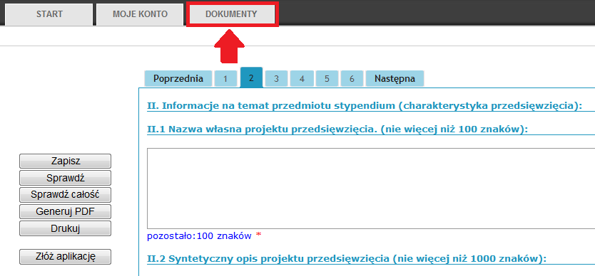 23), a także z poziomu Elektronicznej Aplikacji (rys. 24). (rys. 23) (rys.