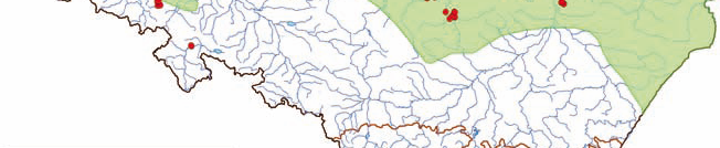 Monitoring siedlisk przyrodniczych Ryc. 1. Zasi g siedliska oraz rozmieszczenie stanowisk monitorowanych w latach 20062008 II. METODYKA 1.