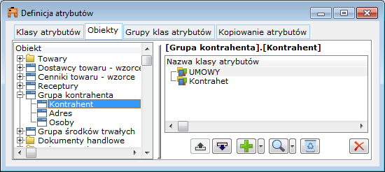 1.11.1 Przypisywanie atrybutów do obiektów w module: Administrator Aby było możliwe przypisanie atrybutu do konkretnego obiektu, np.