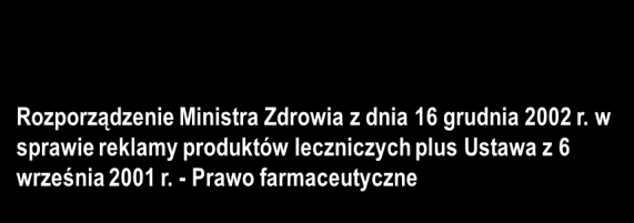 wykształcenie medyczne lub farmaceutyczne lub sugerujące posiadanie takiego wykształcenia; odwoływaniu się do naukowców, osób pełniących funkcje publiczne, osób posiadających wykształcenie medyczne