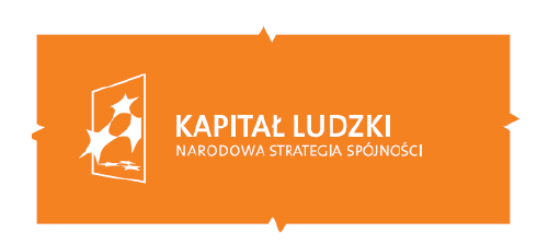 Logotyp PO KL wariant jednokolorowy na tle programu Dopuszcza się stosowanie znaku w wariantach jednobarwnych