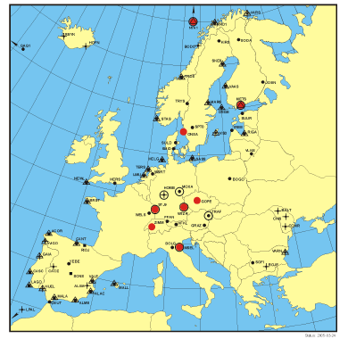 European Combined Geodetic Network (ECGN) Maintenance of a long time stability of the terrestrial reference system with an accuracy of 10-9 for Europe especially in the height component, In-situ