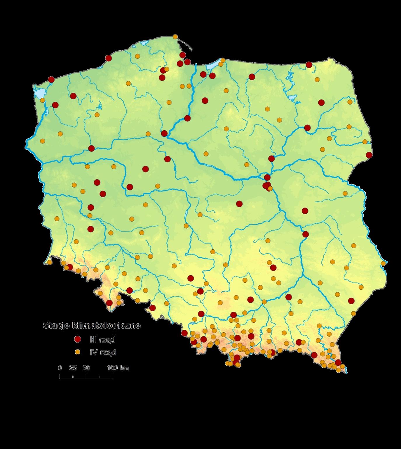 Dane pomiarowo-obserwacyjne pozyskiwane z sieci stacji hydrologicznych