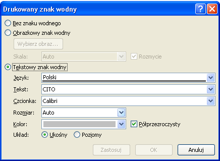 Dla przykładu w zakładce Tekst wpiszmy np.