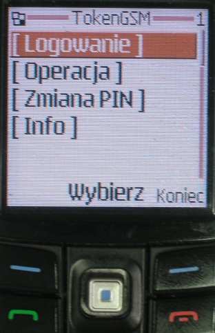 7. Korzystanie z tokenagsm Każdorazowo pierwszą czynnością po otwarciu (wejściu) tokenagsm jest wpisanie kodu PIN użytkownika.