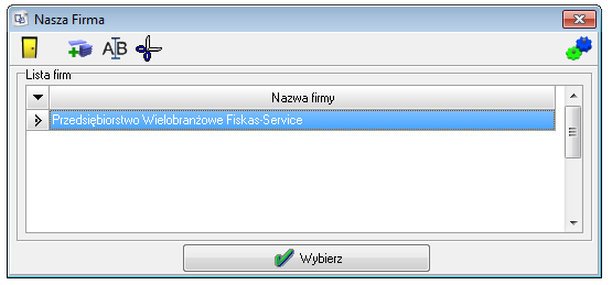 Pierwsze kroki Krok 1. Uzupełnienie danych własnej firmy Przed rozpoczęciem pracy z programem, należy uzupełnić informacje o własnej firmie.