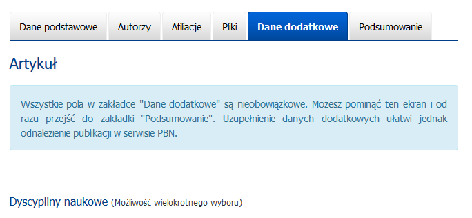 użytkownika plików. Następnie kliknąć niebieską strzałkę znajdującą się w prawym dolnym rogu strony. 8.