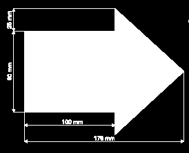 OZNAKOWANIE SZLAKU PIESZEGO Znaki określające przebieg szlaku: a) znak podstawowy, prostokątny o wymiarach 90 x 150 mm na białym tle, składający się z poziomego paska w kolorze szlaku, b) znak
