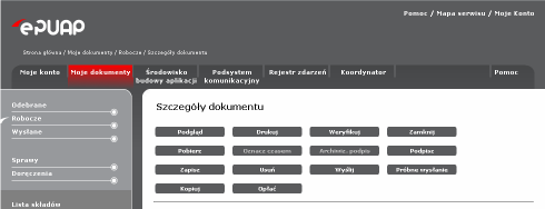 Opis: Instytucja publiczna udostępniając publicznie swoje usługi bądź formularze moŝe do formularza włączyć akcję opłać.