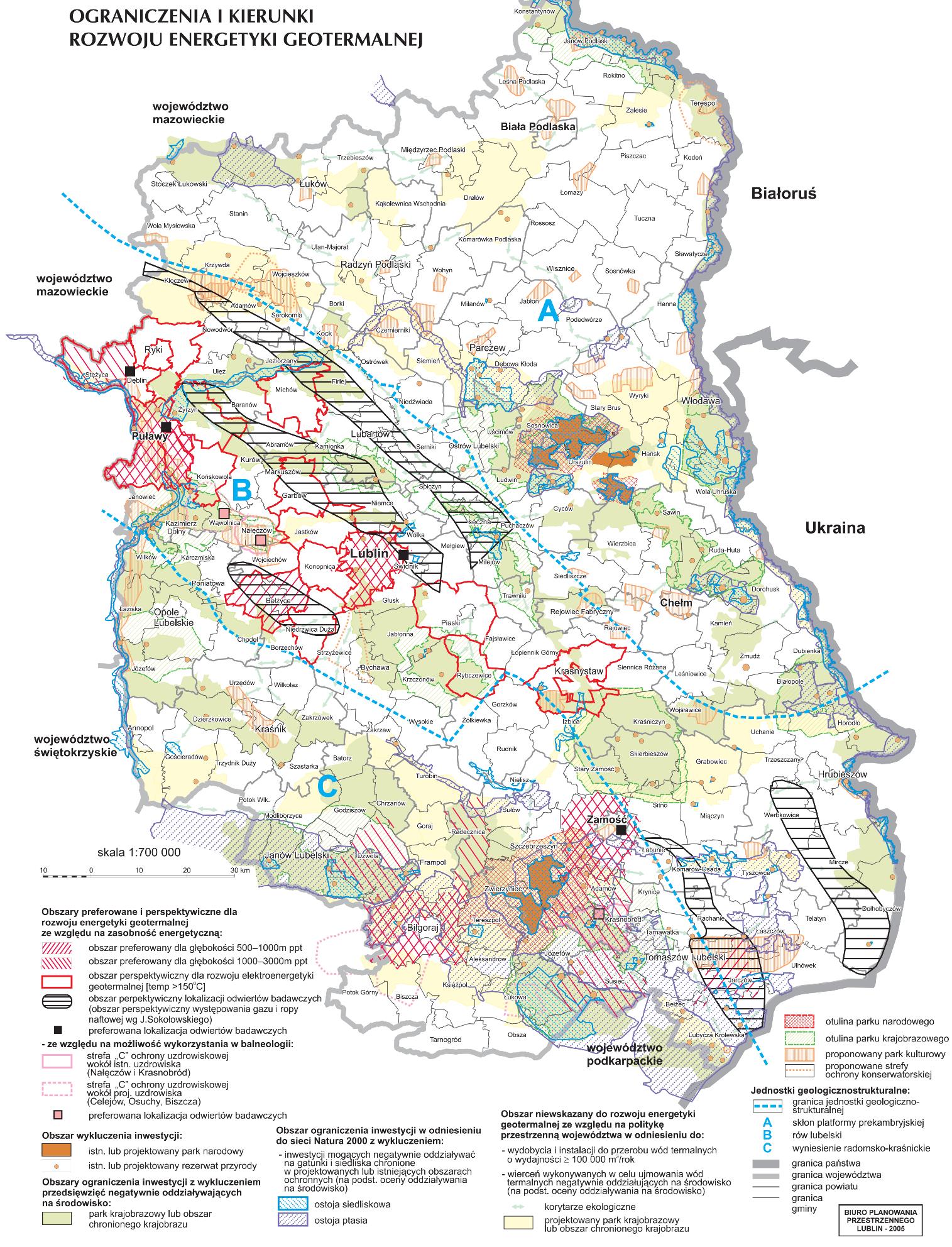 STRATEGIA ROZWOJU GMINY JABŁONNA NA LATA 2015-2022 Kierunki rozwoju energetyki geotermalnej w województwie lubelskim. ROZDZIAŁ III. IMPLEMENTACJA STRATEGII ROZWOJU ROZDZIAŁ II.